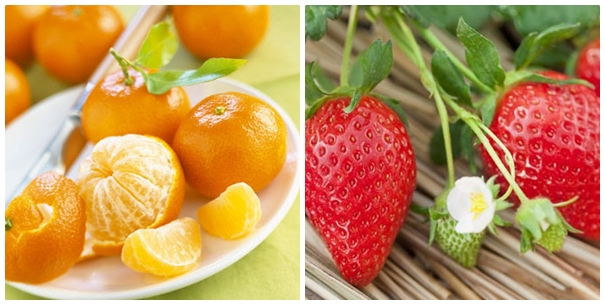 Mẹo trị mụn bằng trái cây hiệu quả từ dâu tây và quýt