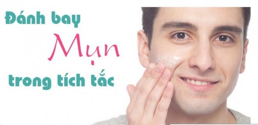 Cách trị mụn cho nam giới nhanh nhất hiệu quả 99% sau 2 tuần