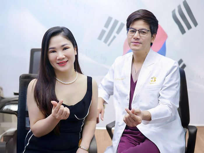 Khách hàng hài lòng với kết quả sau cắt mí tại Kangnam